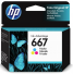 Cartucho HP 3YM78AB nº 667 color